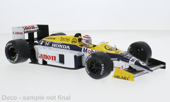 Williams FW11, No.6, Canon Williams Honda team, formula 1, GP Brasil, N.Piquet, 1986