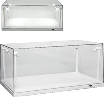 PVC box for model 1:18 with LED lighting - white
