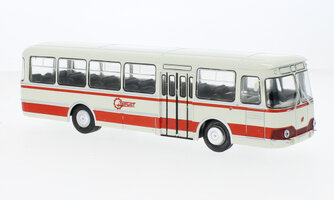 LIAZ 677B, bielo/červená, bez vitríny