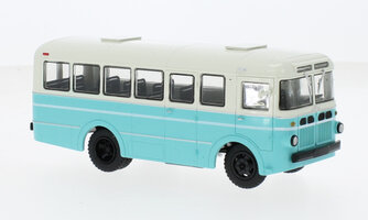 RAF 976, light turquoise/white