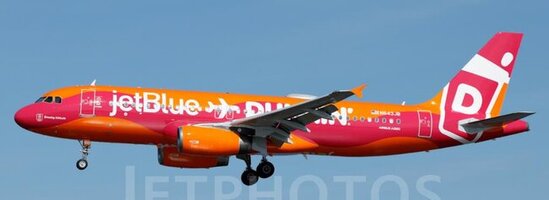 Airbus A320 Jetblue "Dunkin"