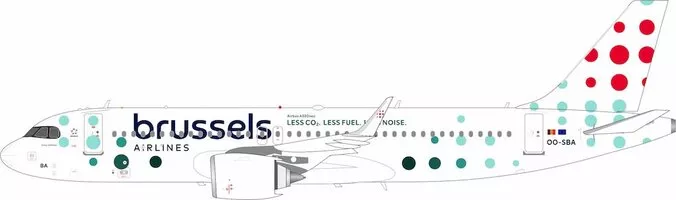 Airbus A320neo Brussels Airlines