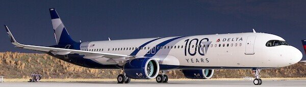 Airbus A321neo Delta Air Lines "100th anniversary"