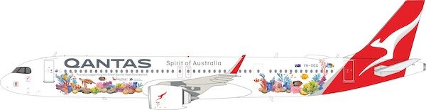 Airbus A321NXLR Qantas "Great Barrier Reef" 