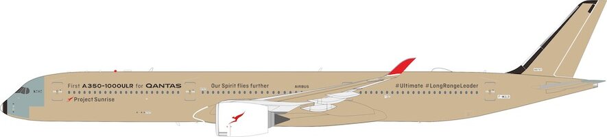 Airbus A350-1000ULF Qantas "First Flight"