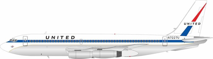 Boeing 720-022 United Airlines  Polished