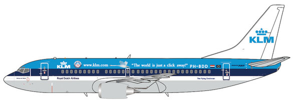 Boeing 737-300 KLM "The world is just a click away!" 