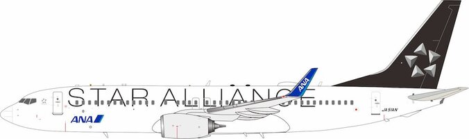 Boeing 737-800 ANA All Nippon Airways Star Alliance 
