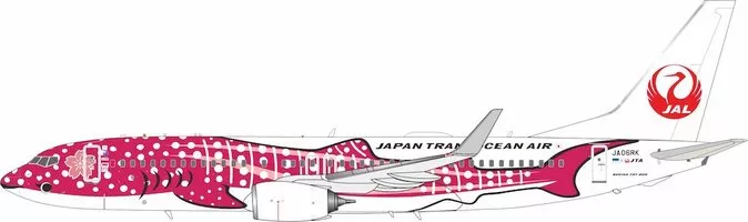 Boeing 737-800 Japan Transocean Air "Sakura Jinbei" 