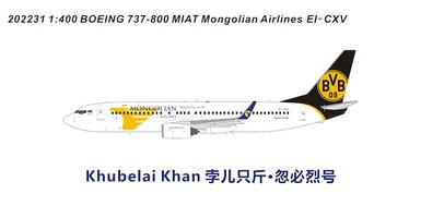Boeing 737-800 MIAT Mongolian Airlines, Khubelai Khan