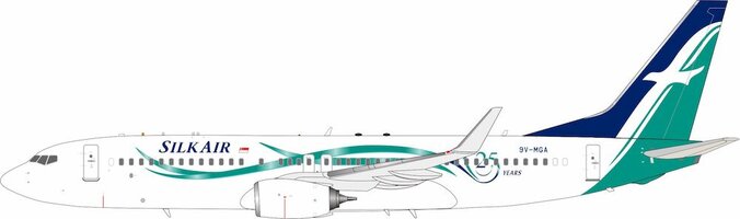 Boeing 737-8SA Silk Air "25th Year Special Scheme"