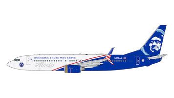 Boeing 737- 800 Alaska Airlines "Ctiť tých, ktorí slúžia"