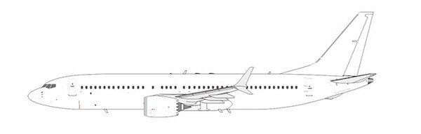 Boeing 737 MAX 8 Prázdný model