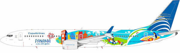 Boeing 737 MAX 9 Copa Airlines "Panama Live for More" 