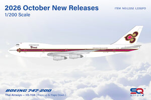 Boeing 747-200 Thai Airways Flaps Down