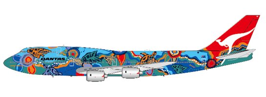 Boeing 747-300 Qantas "Nalanji Dreaming"