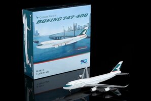 Boeing 747-400 Cathay Pacific Flaps down