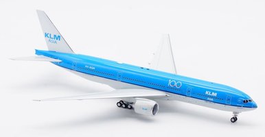 Boeing 777-206 ER KLM Asia PH-BQM s logom 100 rokov
