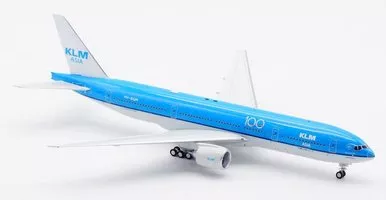 Boeing 777-206 ER KLM Asia PH-BQM mit 100-Jahre-Logo