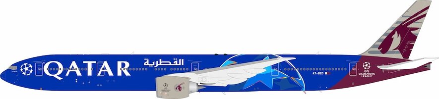 Boeing 777-300ER Qatar Airways "UEFA Champions League"