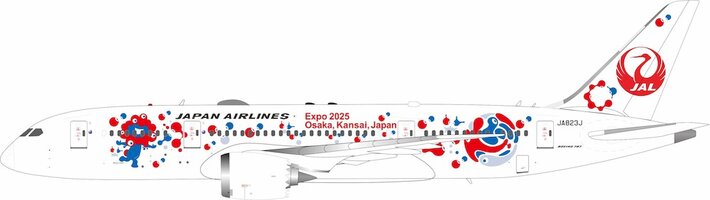 Boeing 787-8 Dreamliner JAL, Japan Airlines "Expo 2025 Osaka, Kansai, Japan"