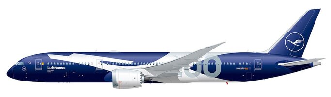 Boeing 787-9 Dreamliner Lufthansa 100 Jahre, Berlin