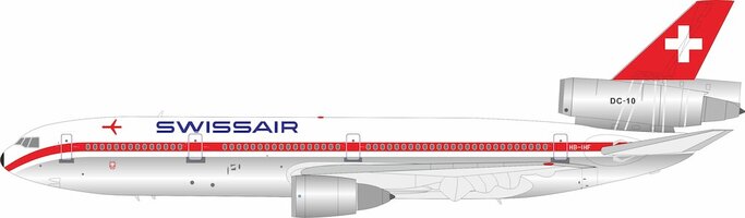 McDonnell Douglas DC-10-30 Swissair Polished