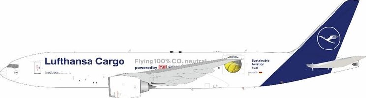 Boeing 777F Lufthansa Cargo "Sustainable Aviation Fuel"