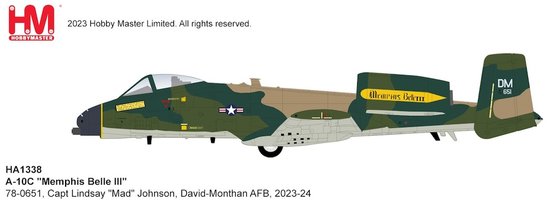 A10C Thunderbolt II USAF "Memphis Belle III