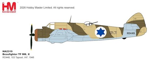 Bristol Beaufighter TF MK. X 103 Tajeset, IAF, 1948