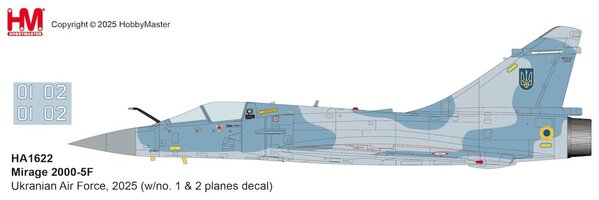 Dassault Mirage 2000-5F Ukranian Air Force, 2025