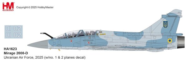 Dassault Mirage 2000-D Ukranian Air Force, 2025