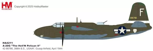 Douglas A-20G Havoc USAAF "The Hell'N Pelican II"