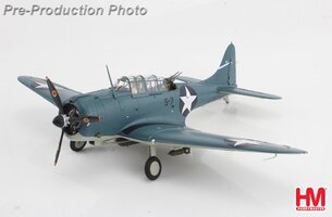 Douglas SBD-2 Dauntless US Navy "Dusty Kleiss" Scouting Six, USS Enterprise, 4. jún 1942