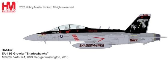 E/A-18G Growler US Navy "Shadowhawks" 166928, USS George Washington, 2013