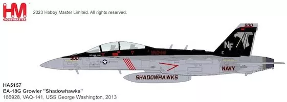 E/A-18G Growler US Navy "Shadowhawks" 166928, USS George Washington, 2013
