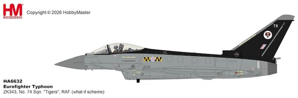 Eurofighter EF2000 No. 74 Sqn Tigers RAF