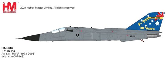 F-111C, RAAF "1973-2003" (with 4 x AGM-142)