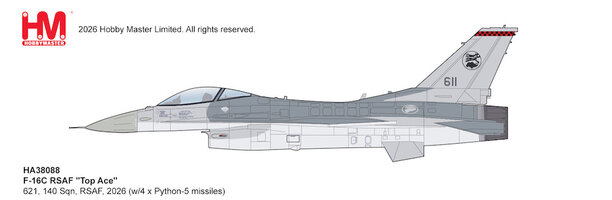 F-16C RSAF "Top Ace", 140 Sqn, RSAF, 2026
