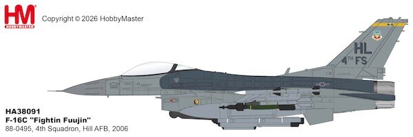 F-16C USAF "Fightin Fuujin"