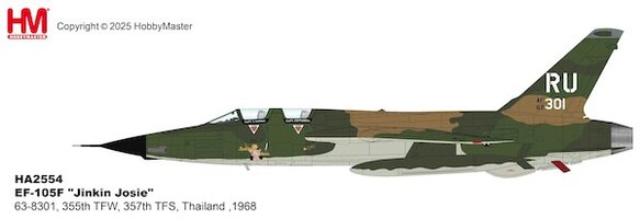 F105F Thunderchief USAF, "Jinkin Josie"