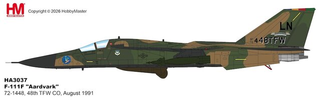 F111F Aardvark USAF, 48th TFW CO, August 1991