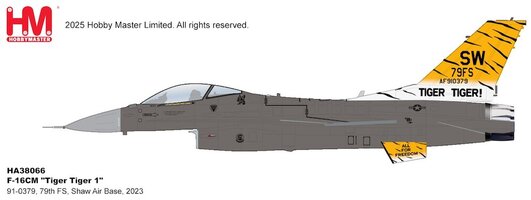 F16CM Fighting Falcon USAF "Tiger Tiger 1", 79th FS, Shaw Air Base, 2023