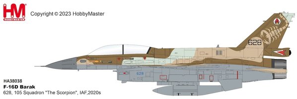 F16D Fighting Falcon Barak , 105 Squadron "The Scorpion"