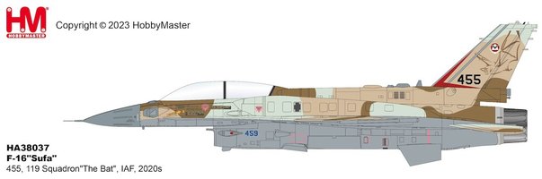 F16I Fighting Falcon Sufa , 119 Squadron "The Bat"