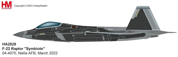 F22A Raptor USAF  "Symbiote" - Nellis AFB, March 2022