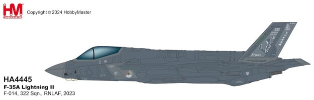 F35A Lightning II, 322 Sqn., RNLAF, 2023 KLU Netherlands