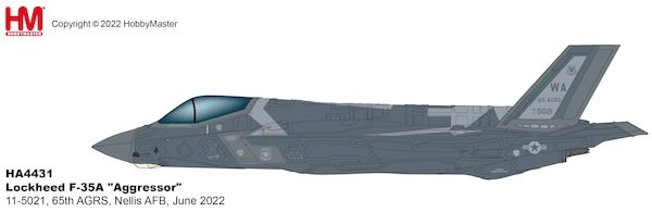 F35A Lightning II JSF USAF "Aggressor", 65th AGRS, Nellis AFB, June 2022