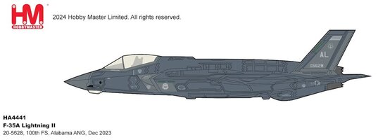 F35A Lightning II USAF, 100th FS, Alabama ANG, Dec 2023