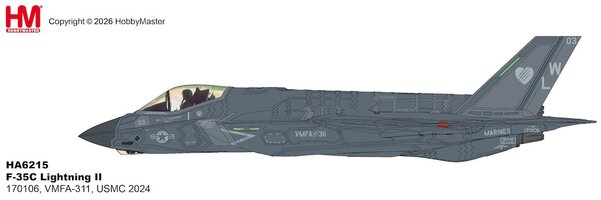 F35C Lightning II 170106, VMFA-311, USMC 2024